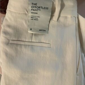 Aritzia Effortless Pant in Cream